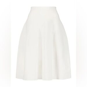 NWT Aleeza Paris Elegant Ivory 27” Midi Skirt